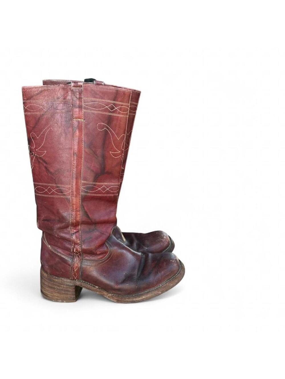 Vintage Frye Campus Boots Retro 1970s VERY RARE + Womens + Size 9 D